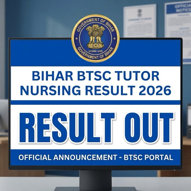 Bihar BTSC Tutor Nursing Result 2026: Check Merit List & Selection Status | Out Now