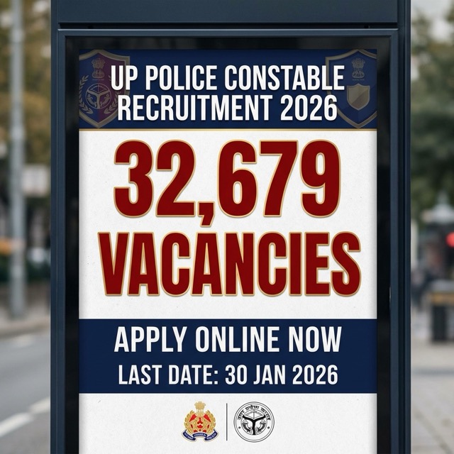 UP Police Constable Recruitment 2026: Apply Online | 32679 Posts