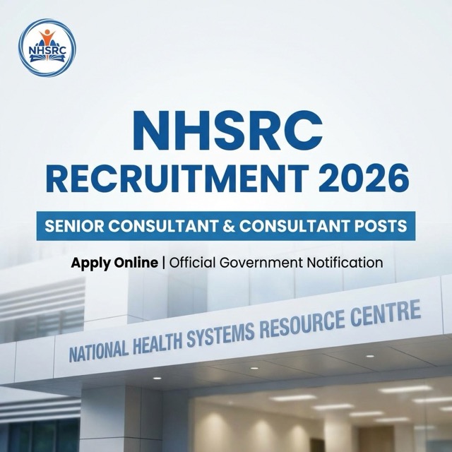 NHSRC Recruitment 2026: Golden Chance for Senior Consultant & Consultant Jobs | Apply Online Now