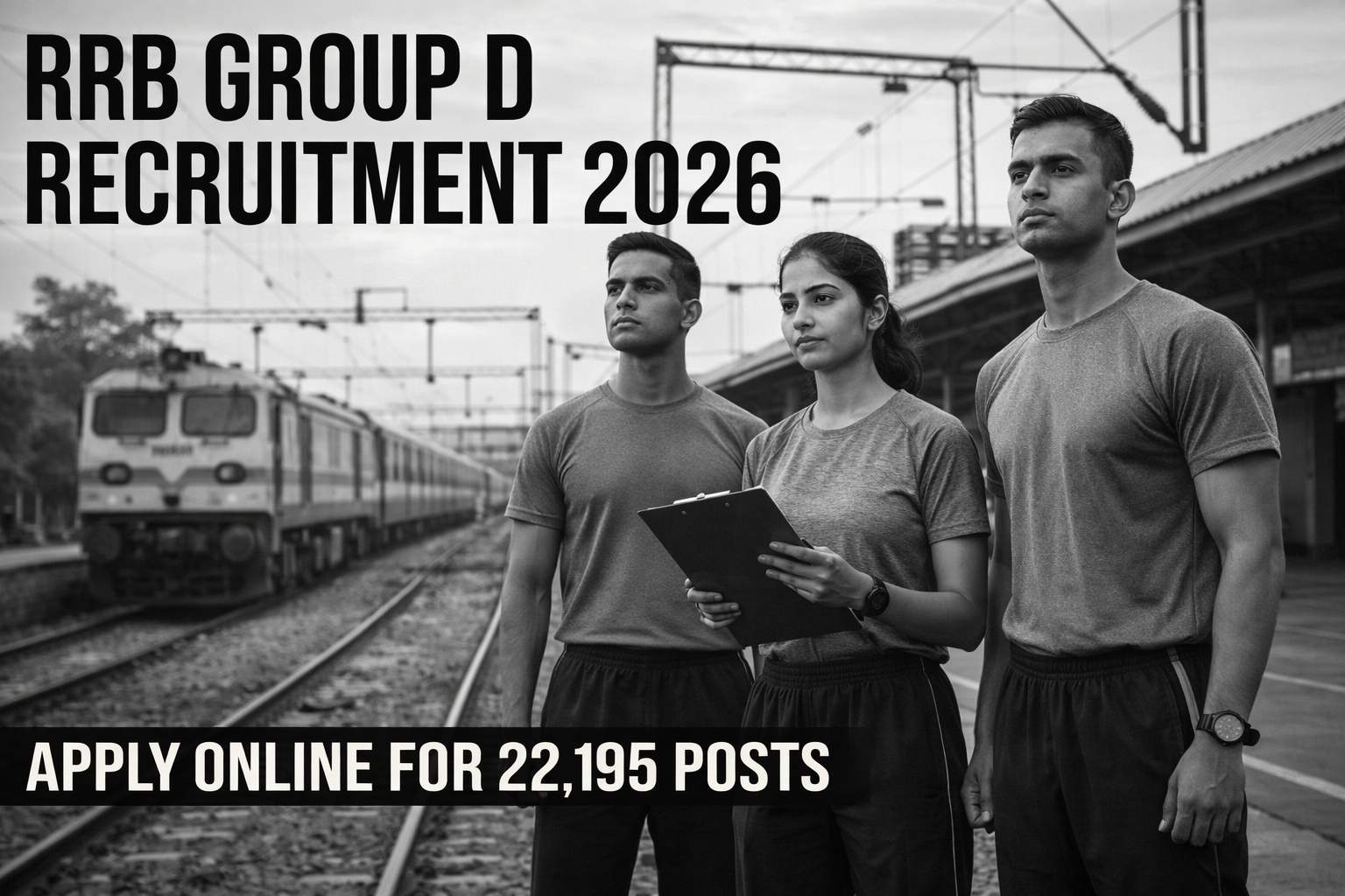 RRB Group D Recruitment 2026 Notification (CEN 09/2025) – Apply Online for 22,195 Level 1 Posts