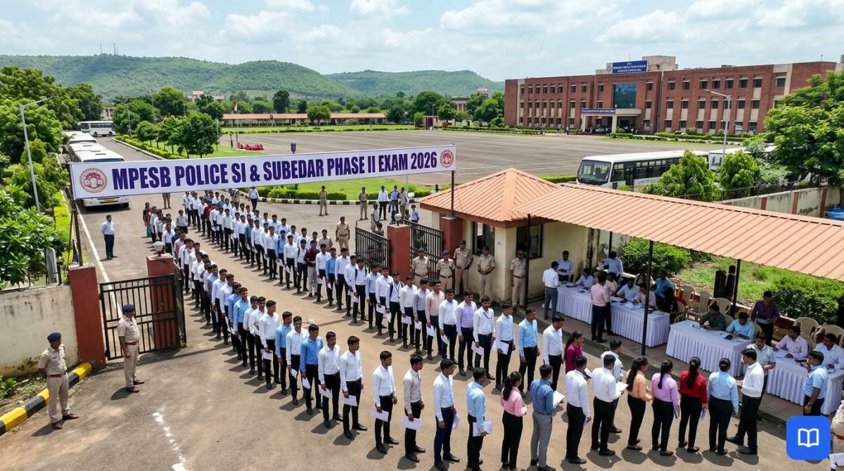 MPESB Police SI & Subedar Phase-II Exam Date Recruitment 2026